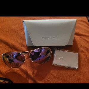 Michael Kors Purple Aviator Accessories
